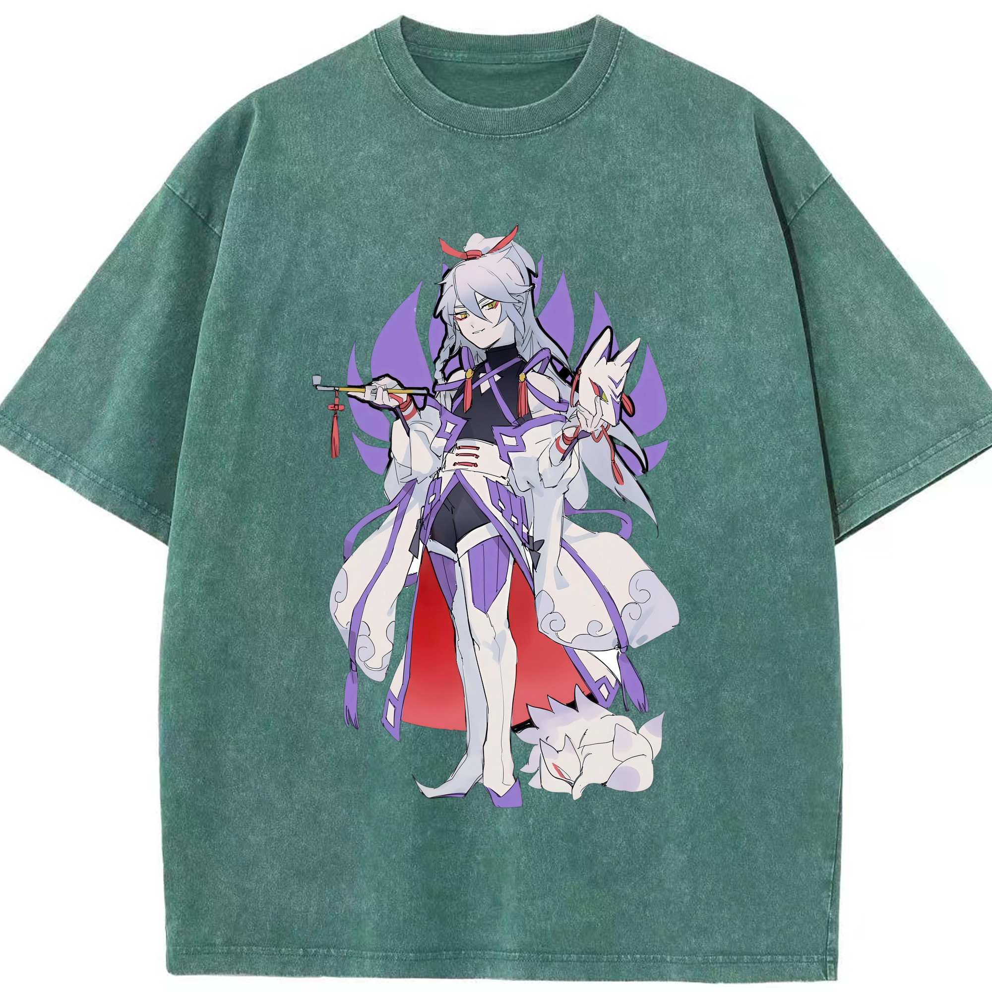 （画像用） 妖怪ウォッチ Yo-kai Watch 綿100% ヴィンテージ風 半袖Tシャツ（フロントプリント）